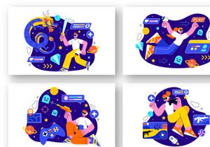 10 Virtual Reality Gaming Illustration