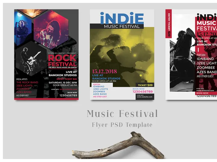 Music Festival Flyer Template