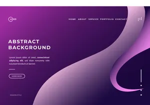 Abstract Geometric Waves UI UX Background