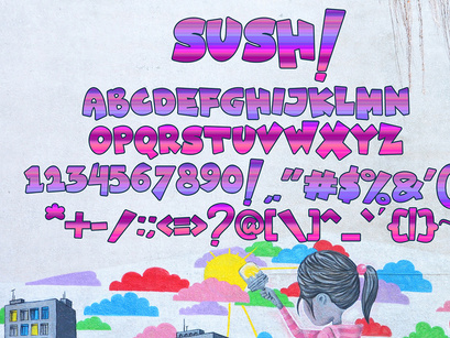 SUSH! Free Display Font