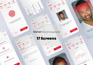 Corneb - Money Transfer, Bank, Finance and Wallet App UI Kit