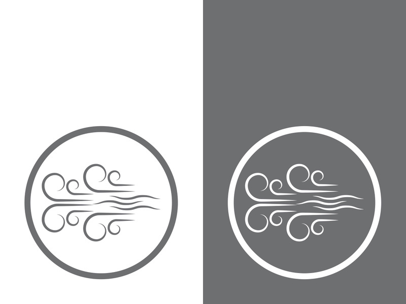 Wind icon vector illustration design template
