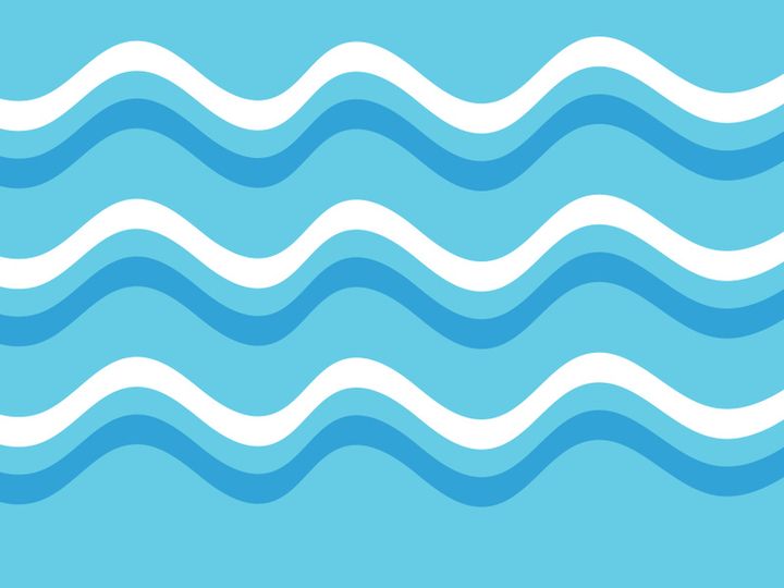 Abstract Water wave design background