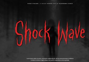 Night Stalker - Rough Font