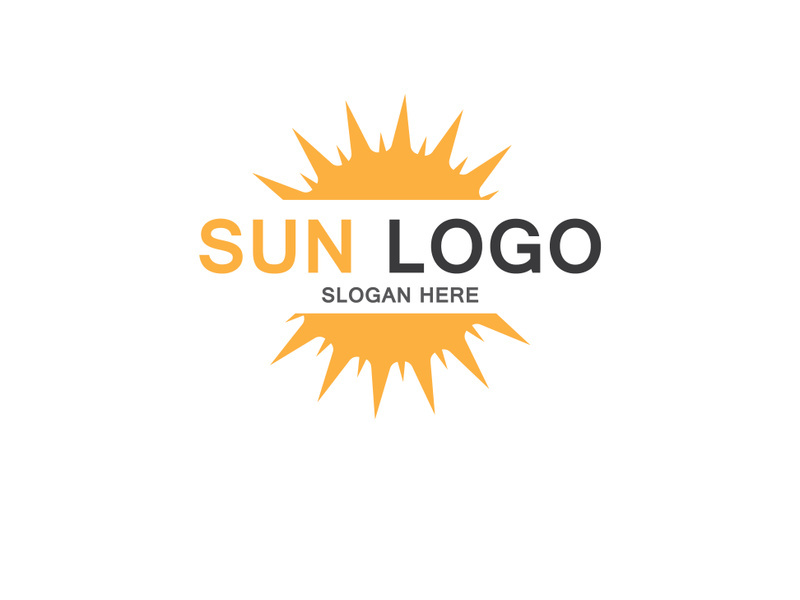 Sun logo vector