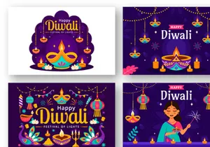13 Diwali Festival of Lights Illustration