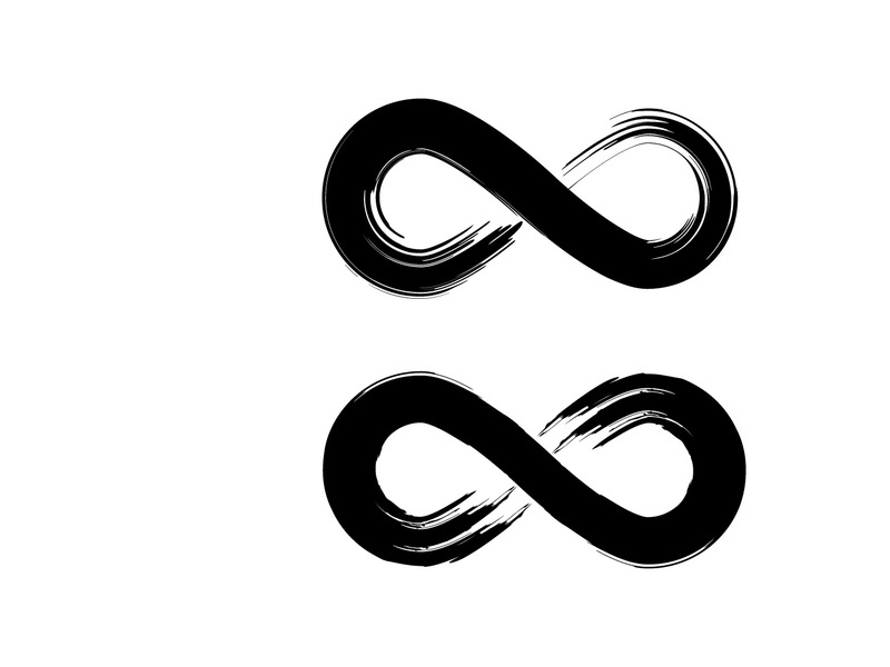 Infinity logo vector icon template design