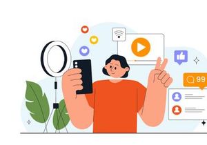14 Influencer Daily Vlog Illustration