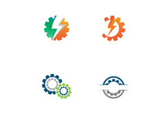 thunder lightning logo creative design.