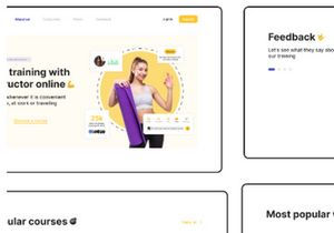 WebSite Template Skyfit For Figma And Photoshop