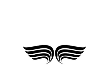 Wing illustration logo and symbol vector preview picture