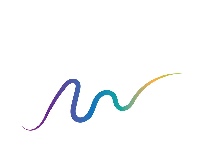 Sound waves vector illustration design template