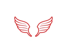 Love wing  Logo and symbols Vector Template