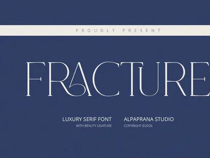 Fracture - Serif Font