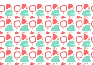 Abstract Geometric Seamless Pattern Minimal Shape
