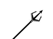 Trident Logo Template vector icon illustration design