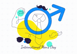 Ilustración del Día Internacional del Hombre