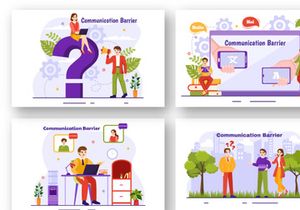 12 Communication Barrier Illustration