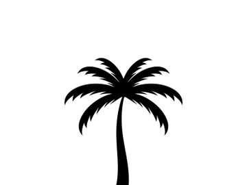 Palm tree summer logo design with creative ideas. preview picture