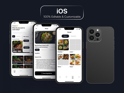 FoodRecipe - CookNice App iOS UI Kit