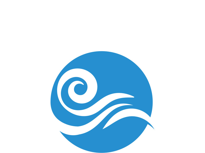 Water wave icon