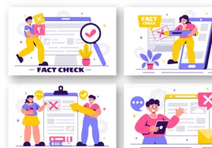 12 Myths vs Facts Check News Illustration