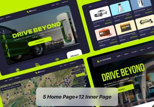 EV World- EV Company Website UI Kit