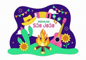 10 Sao Joao Festival Illustration