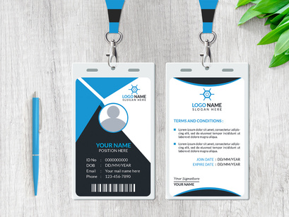 Corporate ID Card Design Template