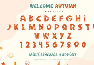 Welcome Autumn - Display Font