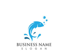 Fish logo and symbol vector symbols