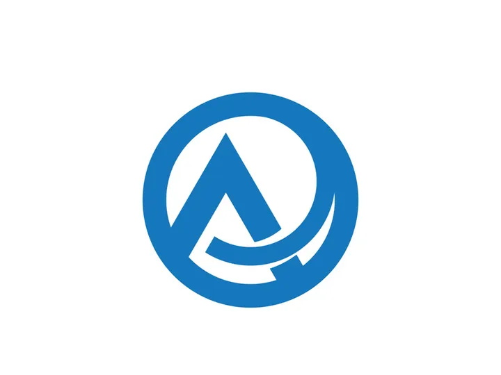 A Letter icon Logo illustration design