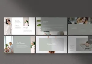 Gray Powerpoint Template