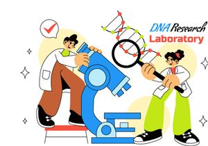 10 DNA Research Laboratory Illustration