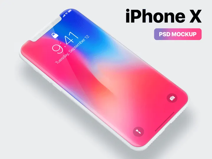 iPhone X Free Clay Mockup
