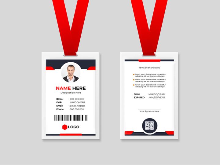 Corporate ID Card Template Ver-16