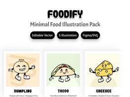 Foody - Minimal Food Illustration Pack 2 preview picture