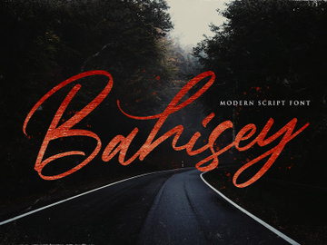 Bahisey - Modern Script Font preview picture