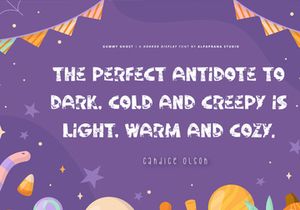 Gummy Ghost - Display Font