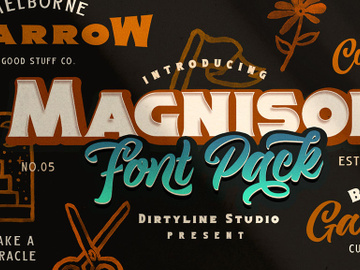 Magnison Font Free Demo preview picture