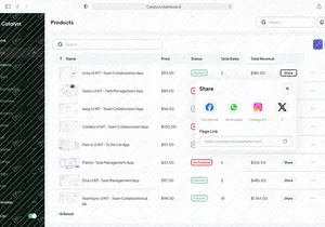 Catalyst - CRM Sales Dashboard App UI Kit