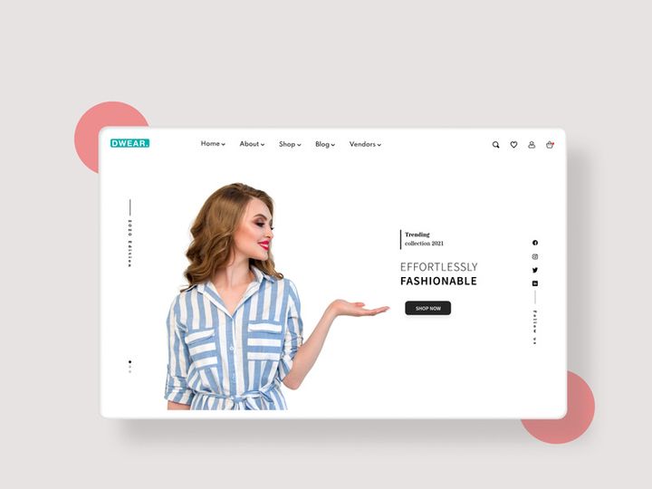 Online Fashion Store UI preview picture