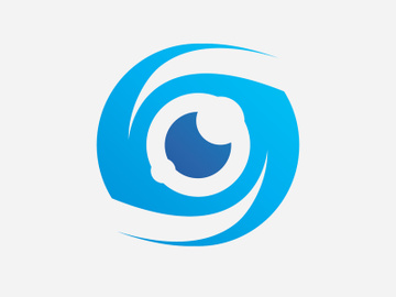 Creative Eye  care Logo Design Template preview picture