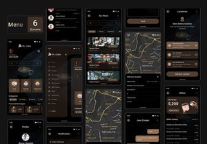 Mr. Coffee - Online Coffee Shop App | Figma UI Kit