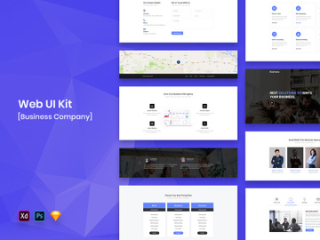 Business Company Web UI Kit preview picture