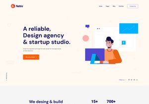 Netro - Creative Agency Landing Pages