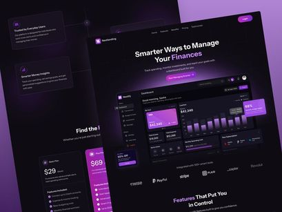 NestLanding - Fintech SAAS Landing Page