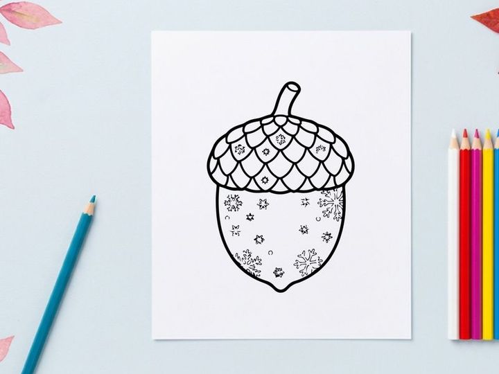 Cute Christmas ornament hanging on a string. Festive holiday decoration with winter patterns.