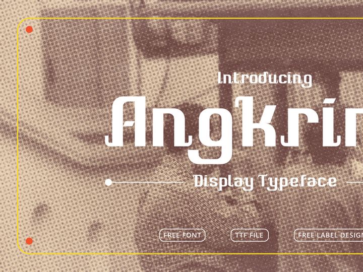 [Free] Angkring | Display Typeface