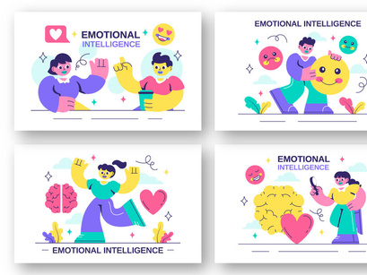 10 Emotional Intelligence Illustration